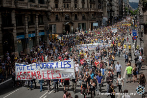 100.000 Menschen waren in Barcelona auf der Straße